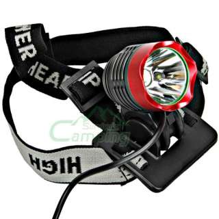   XM L T6 1600LM Lumens LED Bike HeadLight HeadLamp Light Lamp Torch Red