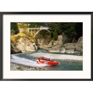 Shotover Jet, Shotover River, Queenstown, New Zealand Framed 