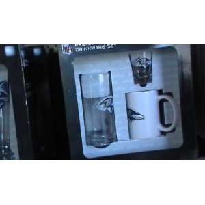   Ravens 3 Pc. Drinkware Set (Glass, Mug, & Shot Glass) 