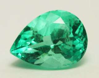 SPARKLING COLOMBIAN EMERALD PEAR 3.24cts  