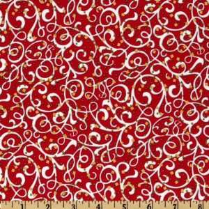  44 Wide Confections Confetti Swirls Cherry Fabric By The 