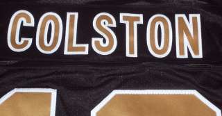 New Orleans Saints Marques Colston premier NFL football jersey black 