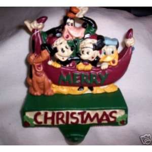  Mickey And Friends Cast Iron Stocking Holder Everything 