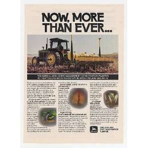  1983 John Deere 4240 Tractor & Max Emerge Planter Print Ad 