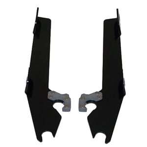   Shades Plates Only Kit for Batwing Fairing   Black MEK1854 Automotive