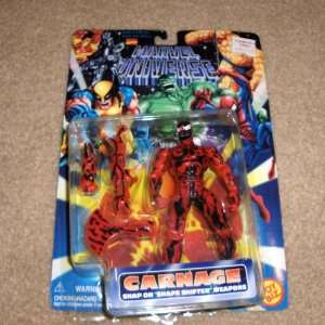   Carnage with Snap on Shape Shifter Weapons Figure Toys & Games