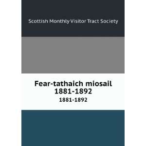   Fear tathaich miosail Scottish Monthly Visitor Tract Society Books