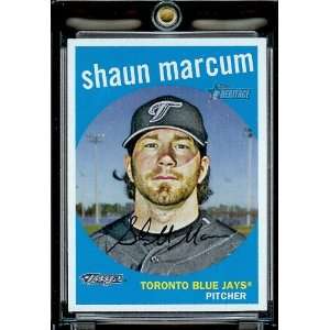  2008 Topps Heritage # 418 Shaun Marcum / Toronto Blue Jays 