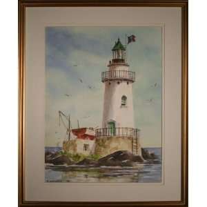  Lighthouse Point   Watercolor   Richard Cornwell   31x25 