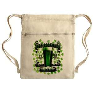 Messenger Bag Sack Pack Khaki Shamrock Pub Luck of the Irish 1759 St 