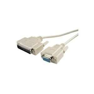  Cables Unlimited PCM 1970 25 DB9 Female to DB25 Male Null 