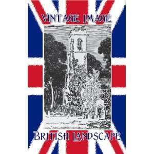   of 21 Stickers, 6.35cm x 3.81cm each, British Landscape Caister Church