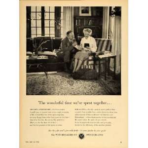  1948 Ad Watchmakers of Switzerland Anniversary Couple 