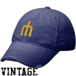   Mariners Navy Blue Cooperstown Relaxed Vintage Adjustable Slouch Hat
