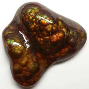Natural Mexican Fire Agate Freeform Cab 19.89 ct Mexico  