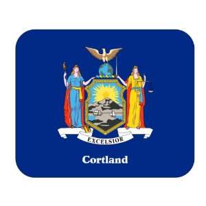  US State Flag   Cortland, New York (NY) Mouse Pad 