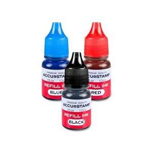  COSCO Accu Stamp Shutter Pre Ink Refill,Red Ink Office 