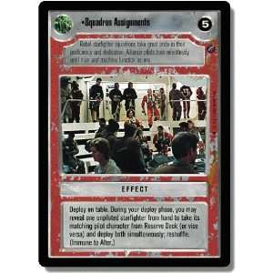  Star Wars CCG Death Star 2 II Common Squadron Assignments 