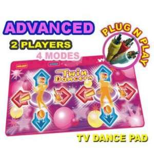 New TV Plug N Play Pink Advanced Two Player Dance Pad Advanced 1 Or 2 