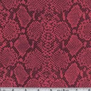   Wide Pleather Snakeskin Pink Fabric By The Yard Arts, Crafts & Sewing