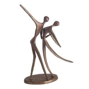  Modern Dancing Couple Cast Bronze Statue