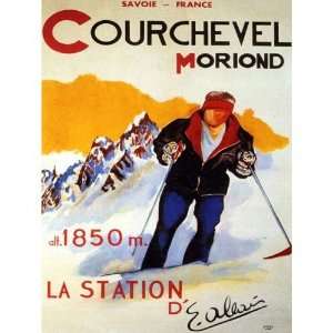  COURCHEVEL MORIOND SAVOIE FRANCE SKI WINTER SPORT TRAVEL 