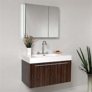  Fresca Bath FVN8090GW FFT3801CH Vista Modern Bathroom 