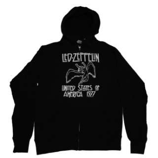 Led Zeppelin US Tour 1977 Zip Up Hoodie  