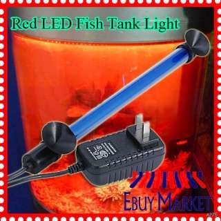 30 Red LED Aquarium Fish Waterproof Moonlight Light Bar  