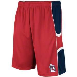   Cardinals Red Youth Team Slogan Colorblocked Shorts