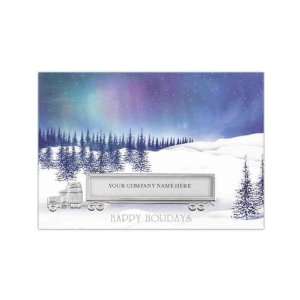   specific holiday card with northern travels design. Electronics