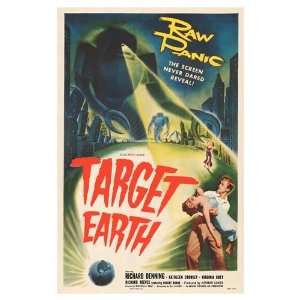  Target Earth Movie Poster, 11 x 17 (1954)