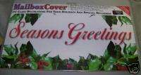 MAILBOX COVER DECOR Christmas Seasons Greetings Holiday  