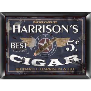    Traditional Patriot Cigar Personalized Pub Sign