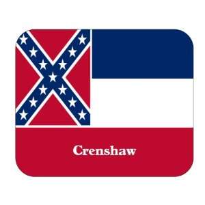  US State Flag   Crenshaw, Mississippi (MS) Mouse Pad 