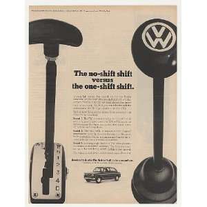  1968 Austin America No Shift vs VW One Shift Shift Print 