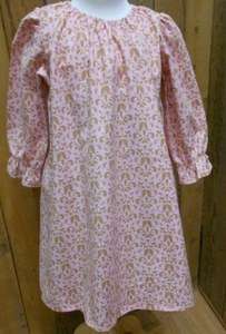 Girl loungewear gown cotton flannel long in stock  
