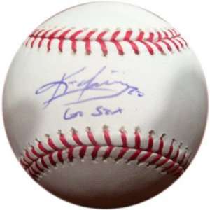  Kevin Youkilis Autographed Baseball with Go Sox 