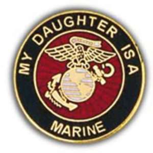 Logo My Daughter Is A Marine Pin 1