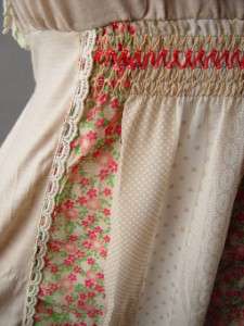 Country Maiden Peasant Folk Romantic Boho Bohemian Crochet Empire fp 
