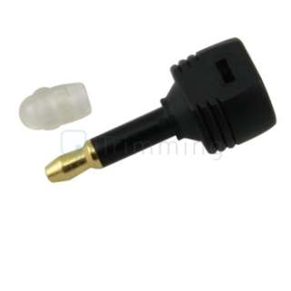 For Optical Toslink to Mini Fiber Optic Audio Adapter  