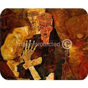  Self Seers II Death and Man Egon Schiele Art MOUSE PAD 