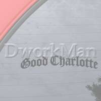 Good Charlotte Decal Punk Car Truck Window Sticker  