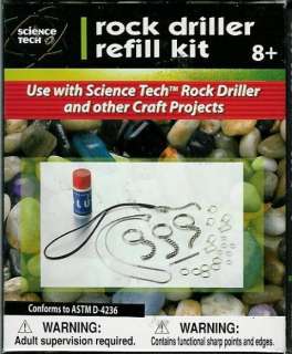 Science Tech Rock Driller Refill Kit NEW  