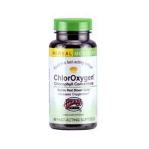  Herbs Etc. ChlorOxygen Chlorophyll Concentrate Softgels 60 