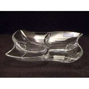  Villeroy & Boch Crystal New Wave 4 Section Divided Tray 