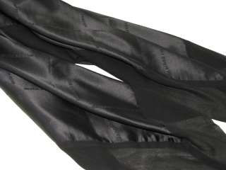 Mila Schon Concept Silk Scarf / Solid 35 X 35 (Black)  