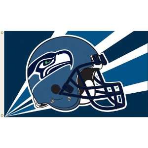  BSS   Seattle Seahawks NFL Helmet Design 3x5 Banner Flag 