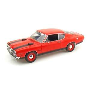  1969 Plymouth Barracuda 440 Cuda 1/18 Red Toys & Games