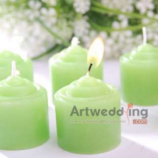 Scented Pillar Wedding Party Candles Favors (Set of 6)